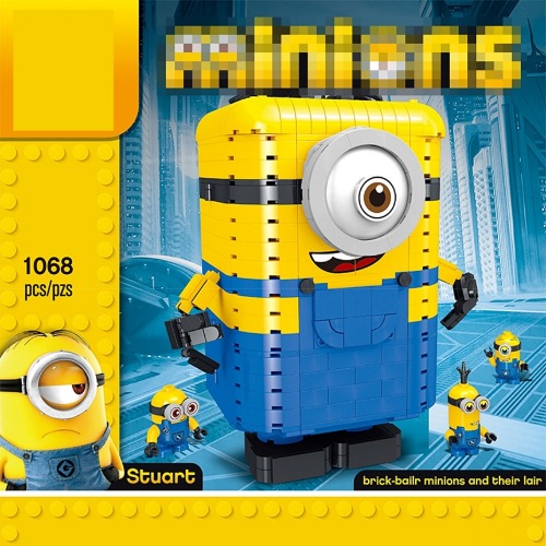 레고 작은 노란색 시리즈 밥 Bob 미니언즈 01002 신제품 창작