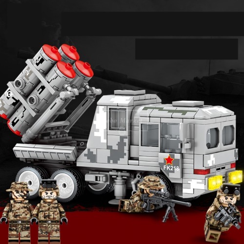 레고 신제품 특수부대 군사 22 방공 미사일 자동차 탱크 밀리터리 105600 호환 창작
