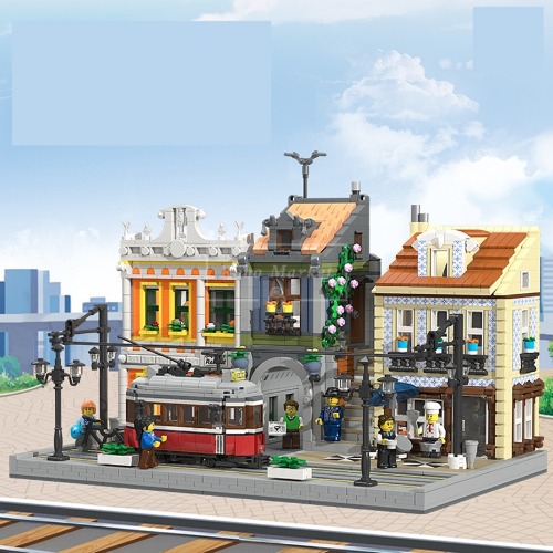 레고 신제품 모듈러 리스본 기차역 크리에이터 89132 호환 창작
