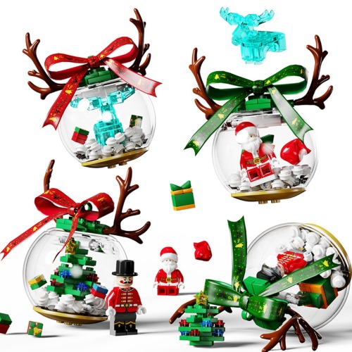 레고 신제품 크리스마스 선물 크리스탈 볼 펜던트 크리에이터 601155 호환 창작