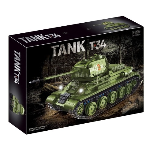 레고 신제품 특수부대 전사 T34 탱크 테크닉 T4014 호환 창작