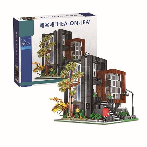 레고 신제품 모던 스타일 현대 한국식 빌라 별장 전원주택 크리에이터 10205 호환 창작