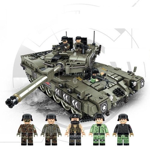 레고 밀리터리 신제품 육군 특수부대 전단 2A4 주요 전투 탱크 632003 호환 한정판