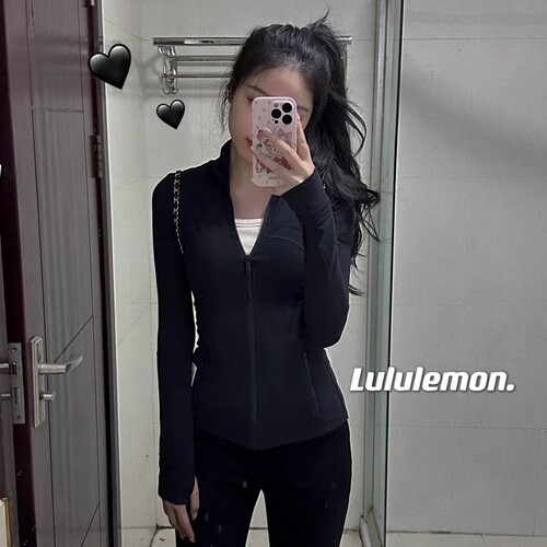 룰루레몬 Lululemon Define 여성 스포츠 스탠드 칼라 재킷 디자인 컨셉 다양한 색상 후드 집업 자켓 LU01-0650