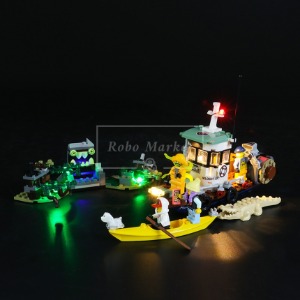 레고 LED 조명 히든사이드 난파된 새우잡이 배 70419
