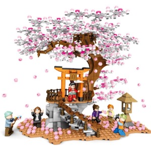 레고호환 크리에이터 벚꽃 시리즈 거리 풍경 전망 601076