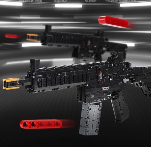 레고호환 밀리터리 HK416 시뮬레이션 블럭 소총 XB-24003