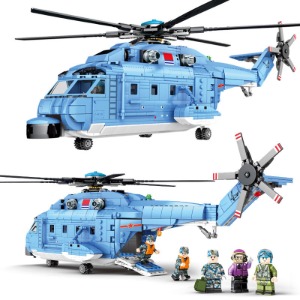 레고호환 밀리터리 군사시리즈 Z-18 유틸리티 헬리콥터 202051