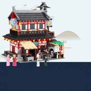 레고호환 크리에이터 중국 유명 건축물 안딩팡 XB01027