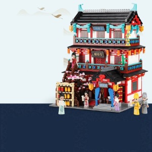 레고호환 크리에이터 중국 유명 건축물 창러팡 XB01030