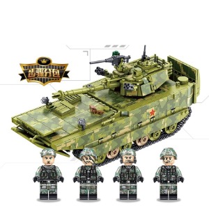 레고호환 밀리터리 군사 시리즈 05 수륙 양용 보병 전투 탱크 632007