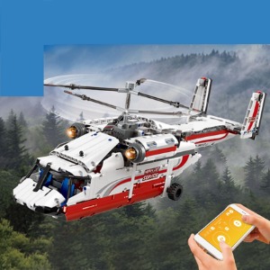 레고호환 테크닉 헤비리프트 헬리콥터 파워펑션 포함 42052 15012