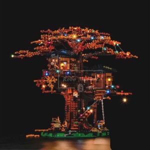 레고 아이디어 트리 하우스 가을 단풍 버전 LED 조명 창작 신제품 21318B