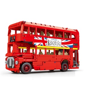 레고 호환 영국 런던 이층 버스 파워 옵션 크리에이터 SY8850 신제품 창작