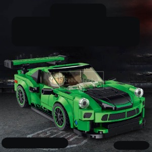 레고 호환 유명 스포츠카 포르쉐 911 GT3 RS 스피드챔피언 666027 신제품 창작