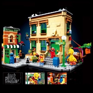 레고 신제품 에니메이션 세서미 스트리트 아이디어 21324 6622 중국 호환 창작 한정판