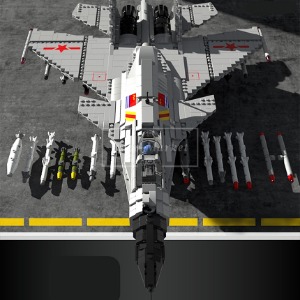 레고 신제품 특수부대 MOC 군사 항공기 J-20 스텔스 전투기 밀리터리 88009 호환 창작