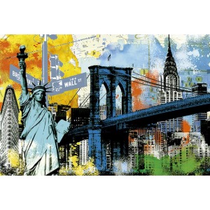 복고풍 추상 마릴린 먼로 오드리 햅번 뉴욕, 런던 1000피스 퍼즐 액자 옵션 사진퍼즐 제작 가능 107_11