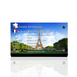 레고 아크릴 명판 크리에이터 에펠탑 10181 받침대 스탠드