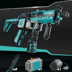 레고 신제품 특수부대 군사 MP5 기관단 블루 블럭총 밀리터리 41018 호환 창작