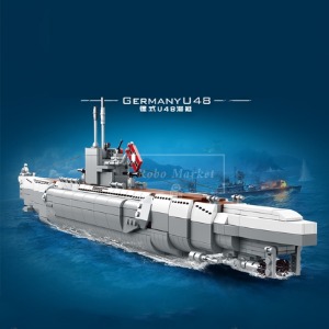 레고 신제품 특수부대 군사 독일 U48 잠수함 밀리터리 15001 호환 창작