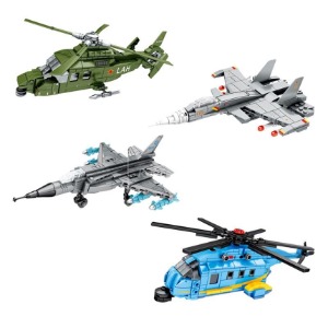 레고 신제품 특수부대 군사 헬리콥터 전투기 4세트 밀리터리 SY1595 호환 창작