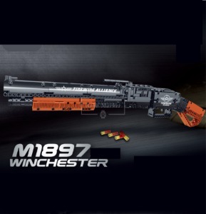 레고 신제품 특수부대 군사 M1897 샷건 블럭총 밀리터리 051003 호환 창작