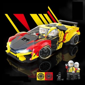 레고 신제품 유명한 자동차 F1 레이싱 스포츠카 스피드챔피언 100152 호환 창작