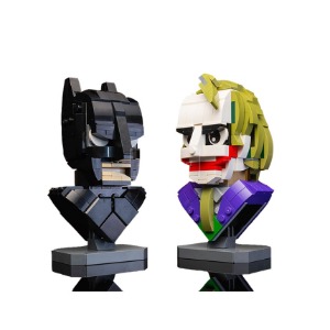 레고 무비 MOC-22597 The Dark Knight-Batman Joker 다크나이트 배트맨과 조커 흉상 호환 신제품 창작