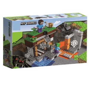 레고 신제품 버려진 광산 마인크래프트 21166 11582 중국 호환 창작 한정판