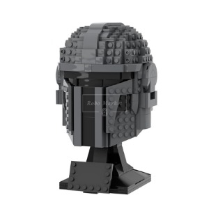 레고 스타워즈 MOC-40959 Mandalorian 만달로리안 헬멧 동상 호환 신제품 창작
