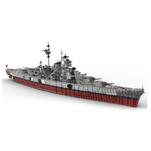레고 밀리터리 MOC-29408 Bismarck Yamato 비스마르크 야마토 전함 호환 신제품 창작