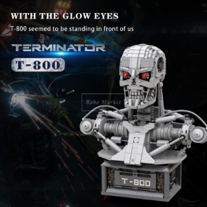 레고 무비 MOC-20570 Terminator 터미네이터 T-800 스켈레톤 바스트 호환 신제품 창작