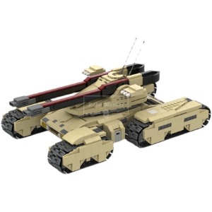 레고 밀리터리 MOC-22742 GDI Mammoth MK-3 맘모스 탱크 호환 신제품 창작