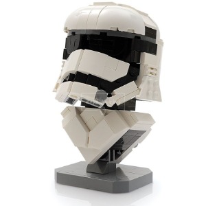 레고 스타워즈 MOC-12875 First Order Trooper 스톰트루퍼 헬멧 흉상 호환 신제품 창작