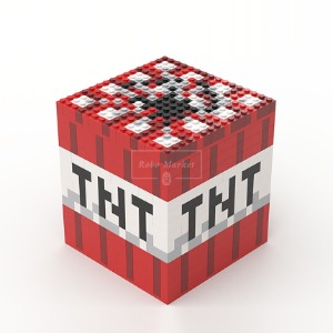 레고 크리에이터 MOC-22161 대형 Minecraft TNT 마이타임 호환 신제품 창작