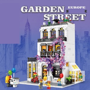 레고 신제품 크리에이터 모듈러 유럽 꽃 거리 스트리트 가든 86012