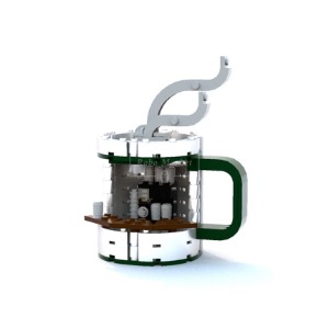 레고 크리에이터 MOC-7416 Coffee Mug Stand 커피 머그컵 아메리카노 호환 신제품 창작
