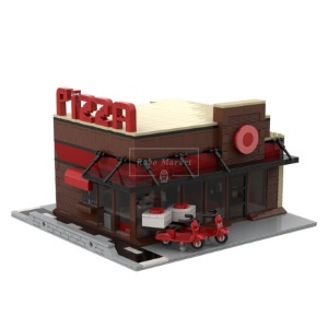 레고 크리에이터 MOC-35480 Pizza Building 피자 빌딩 호환 신제품 창작