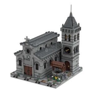 레고 크리에이터 MOC-33985 Medieval Church 중세 교회 호환 신제품 창작