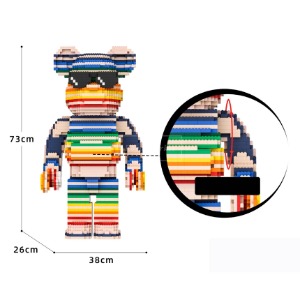 레고 신제품 무지개 선글라스 폭군 곰돌이 크리에이터 호환 창작