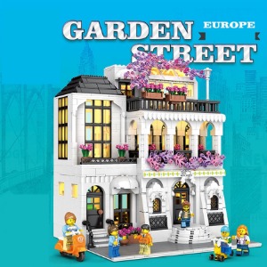 레고 신제품 크리에이터 모듈러 유럽 가든 스트리트 화이트 건물 86014