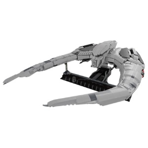 레고 스타워즈 MOC-12653 Battlestar Galactica Cylon Raider UCS 사이론 레이더 폭행기 호환 신제품 창작