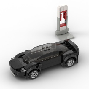레고 스피드챔피언 MOC-30057B Black Model 3 of Tesla 테슬라 모델3 블랙 호환 신제품 창작