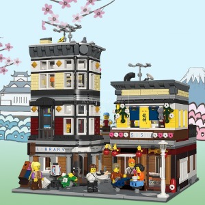 레고 신제품 모듈러 도시 일본 초밥 스시 가게 크리에이터 89127 호환 창작