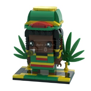 레고 브릭헤즈 MOC-76615 Jamaica - Bob Marley 자메이카 밥 말리 호환 신제품 창작