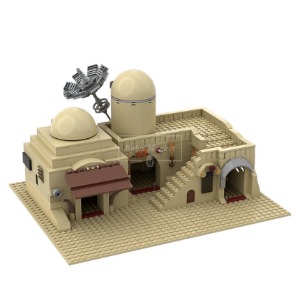 레고 스타워즈 MOC-45639 Tatooine Double Building 2층 건물 호환 신제품 창작
