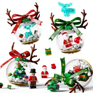 레고 신제품 크리스마스 선물 크리스탈 볼 펜던트 크리에이터 601155 호환 창작