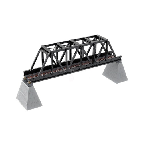 레고 아키텍쳐 MOC-51141 Iron Truss Railway Bridge 철 트러스 철교 호환 신제품 창작