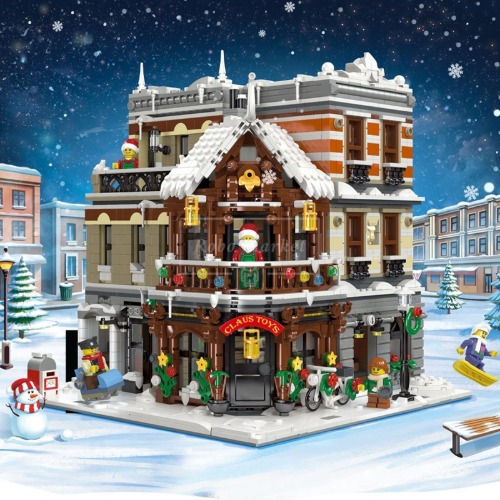 레고 신제품 모듈러 크리스마스 빌딩 장난감 가게 크리에이터 89143 호환 창작
